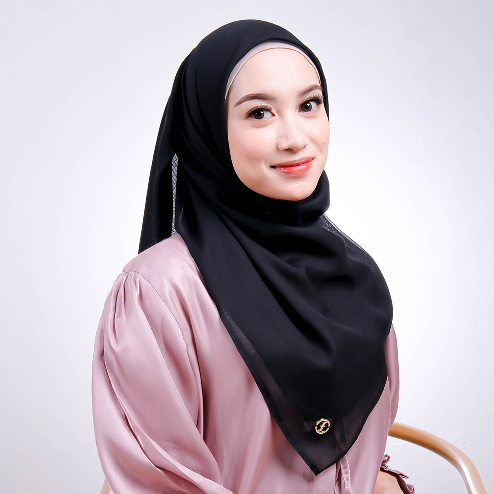 Kerudung Segiempat Paris Jadul - Shaima